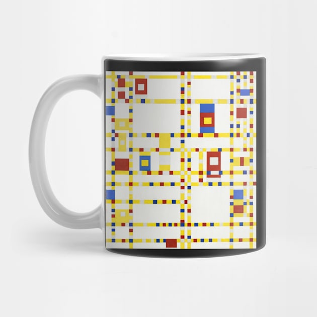 Broadway Boogie Woogie By Piet Mondrian by MurellosArt